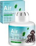 reusable Odor Absorber Box for Pets, Plant-Based, Safe Around Cats & Dogs, Continuous Air Freshener (B) Blue, product image