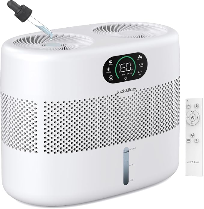 Reuseable Wick Evaporative Humidifier for Bedroom Quiet everyday comfort Baby Humidifier, No White Dust, product image