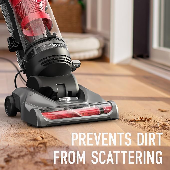 Rewind Pet Upright Bagless Vacuum Cleaner for Carpet and Hard Floors, Automatic Cord Rewind, Above Floor, alternate view 6
