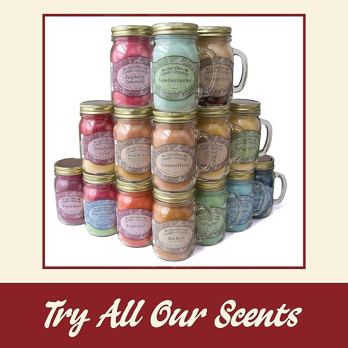 River Rock Scented Mason Jar Candle, 100 Hour Burn Time, 13 Ounces, alternate product view 6