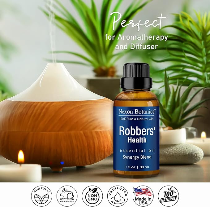 Robbers' everyday comfort Essential Oil Blend 30 ml - Immunity Boosting Thieves Oil - Natural Fighter Shield Against