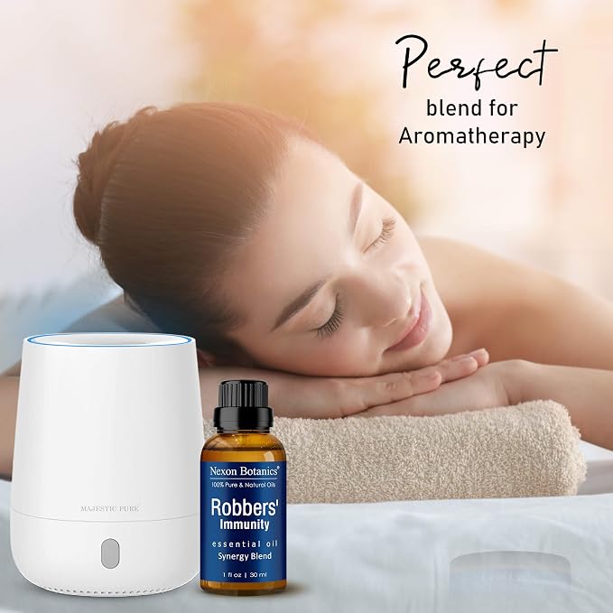 Robbers' Immunity Essential Oil Blend 30 ml - Immune Boost Aromatherapy for Diffusers - Natural Shield Against Impurities