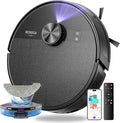 Robot Vacuum and Mop Combo, 7000Pa Robotic Vacuum with Lidar Navigation, 180mins Runtime, Tangle-Free Robot Mop, 5 Editable