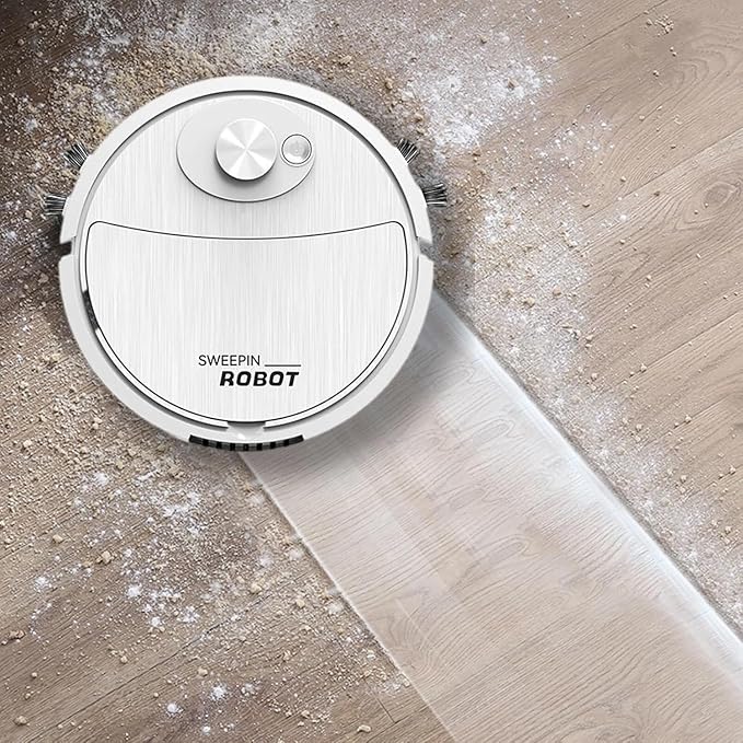 Robot Vacuum and Mop Combo, Automatic Intelligent Cleaning Robot, Ultra-Thin and Silent, Intelligent Navigation,Obstacle
