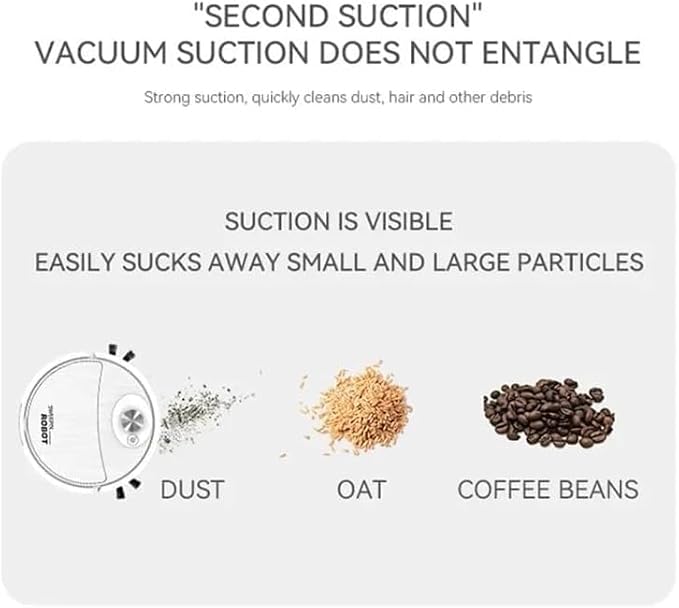 Robot Vacuum and Mop Combo, Automatic Intelligent Cleaning Robot, Ultra-Thin and Silent, Intelligent Navigation,Obstacle