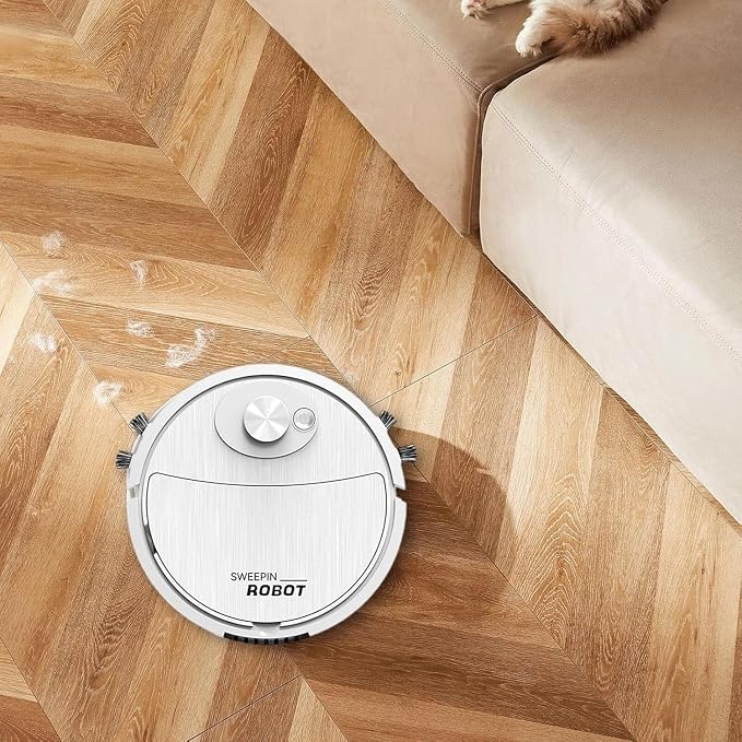 Robot Vacuum and Mop Combo, Automatic Intelligent Cleaning Robot, Ultra-Thin and Silent, Intelligent Navigation,Obstacle