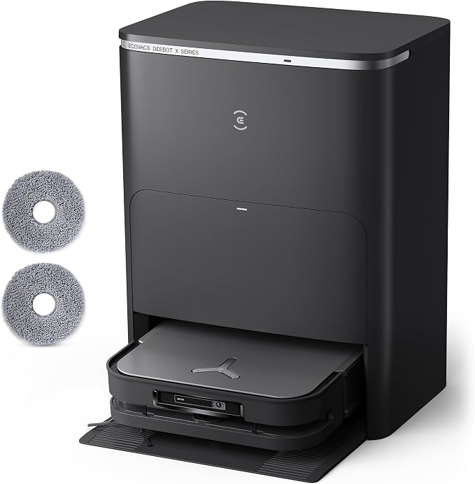 Robot Vacuum Cleaner DEEBOT X5 PRO Omni with All-in-one Station, 12.800Pa, ZeroTangle, TruEdge Adaptive Edge Mopping, 150°F