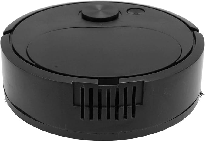 Robot Vacuum Cleaner, Mini Automatic Avoidance USB Charging Smart Sweeping Robot for Wooden Flooring for Carpet (Black)
