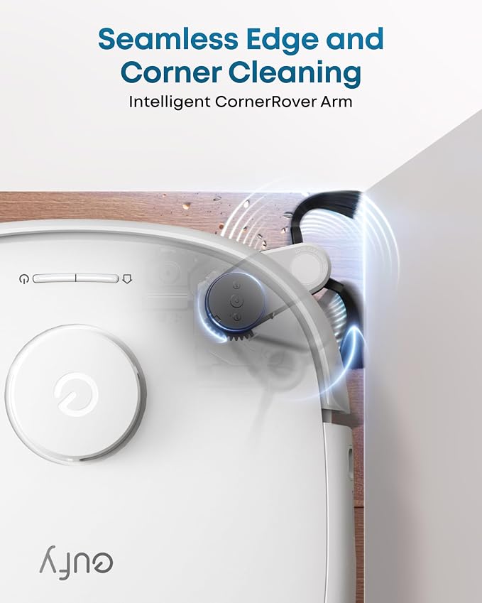 Robot Vacuum E25, HydroJet System with Roller Mop, 20,000 Pa Turbo Suction, All-in-One Robot Vacuum and Mop Combo