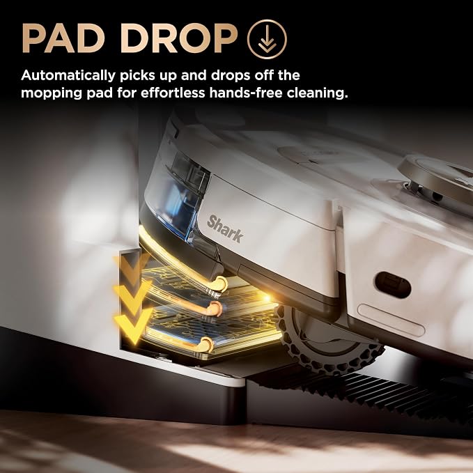 Robot Vacuum & Mop Combo, PowerDetect NeverTouch Pro, Pad Wash & Dry, 60-Day Debris Capacity, 5PowerDetect