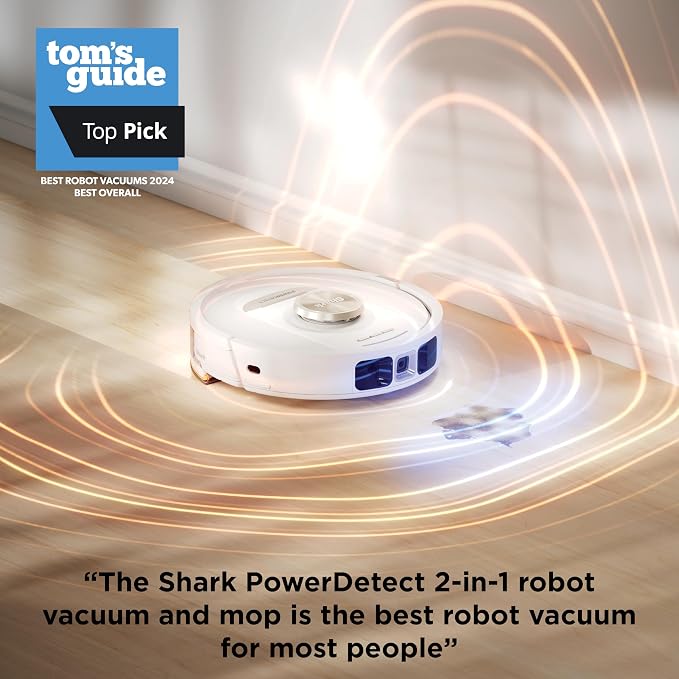 Robot Vacuum & Mop Combo, PowerDetect NeverTouch Pro, Pad Wash & Dry, 60-Day Debris Capacity, 5PowerDetect