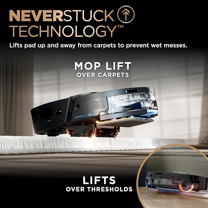 Robot Vacuum & Mop Combo, PowerDetect NeverTouch Pro, Self-Emptying, Self-Refill with Self-Clean Pad Wash & Dry, alternate