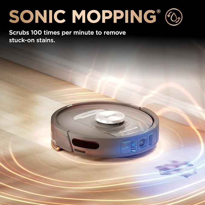 Robot Vacuum & Mop Combo, PowerDetect NeverTouch Pro, Self-Emptying, Self-Refill with Self-Clean Pad Wash & Dry, alternate