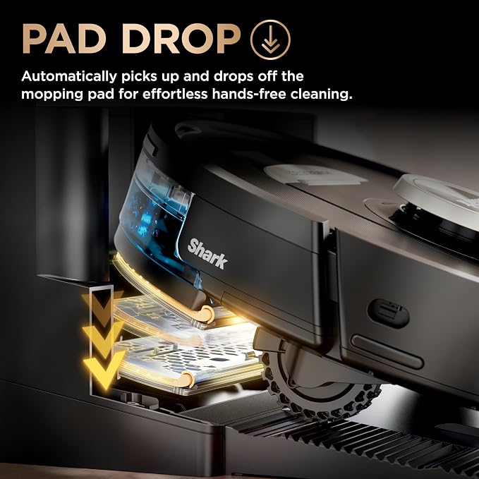Robot Vacuum & Mop Combo, PowerDetect NeverTouch Pro, Self-Emptying, Self-Refill with Self-Clean Pad Wash & Dry, alternate
