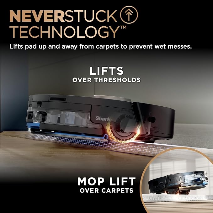 Robot Vacuum & Mop Combo, PowerDetect NeverTouch Pro, Self-Emptying, Self-Refill with Self-Clean Pad Wash & Dry, alternate