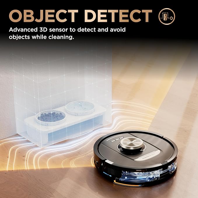 Robot Vacuum & Mop Combo, PowerDetect NeverTouch Pro, Self-Emptying, Self-Refill with Self-Clean Pad Wash & Dry, alternate