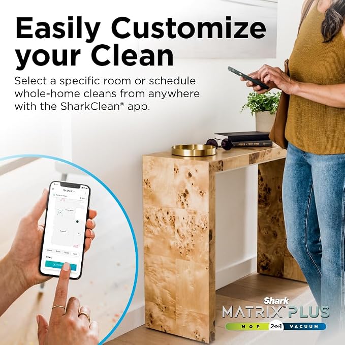 Robot Vacuum & Mop Combo, Powerful Suction, Matrix Plus, 60-Day Debris Capacity, HEPA Bagless Self Empty Base, Sonic Mopping