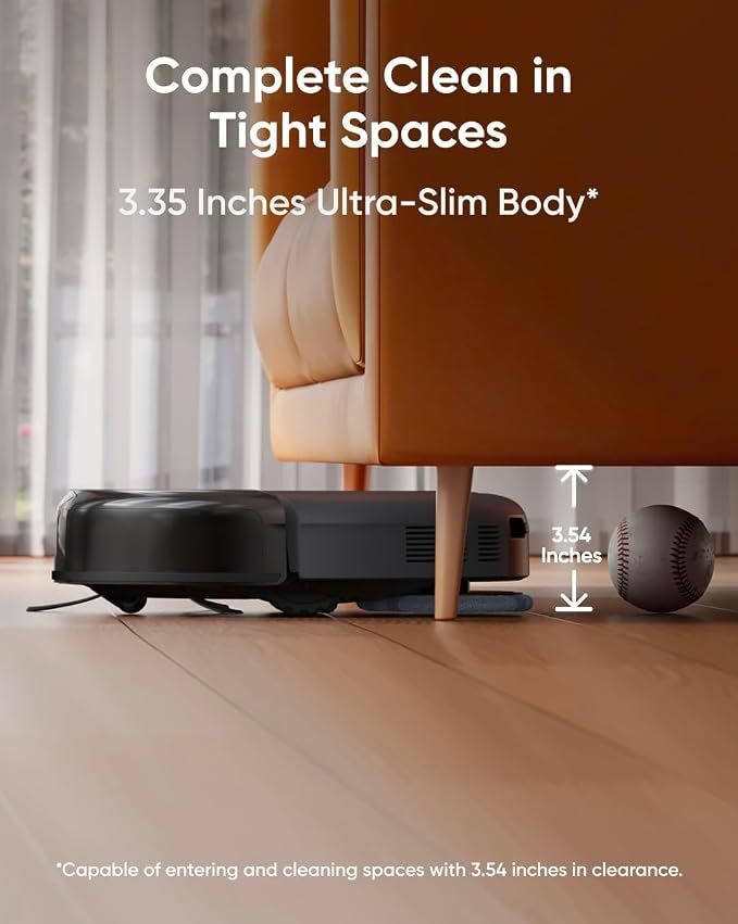 Robot Vacuum Omni C20, Robot Vacuum and Mop Combo, Self Emptying, Auto Mop Washing and Auto Drying for Hands-Free Cleaning