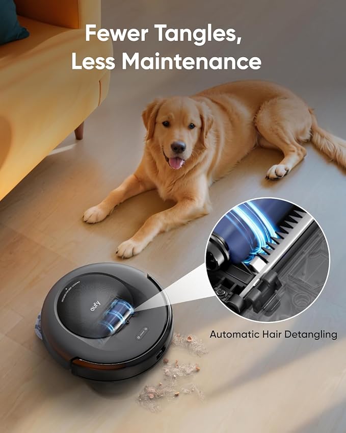Robot Vacuum Omni C20, Robot Vacuum and Mop Combo, Self Emptying, Auto Mop Washing and Auto Drying for Hands-Free Cleaning