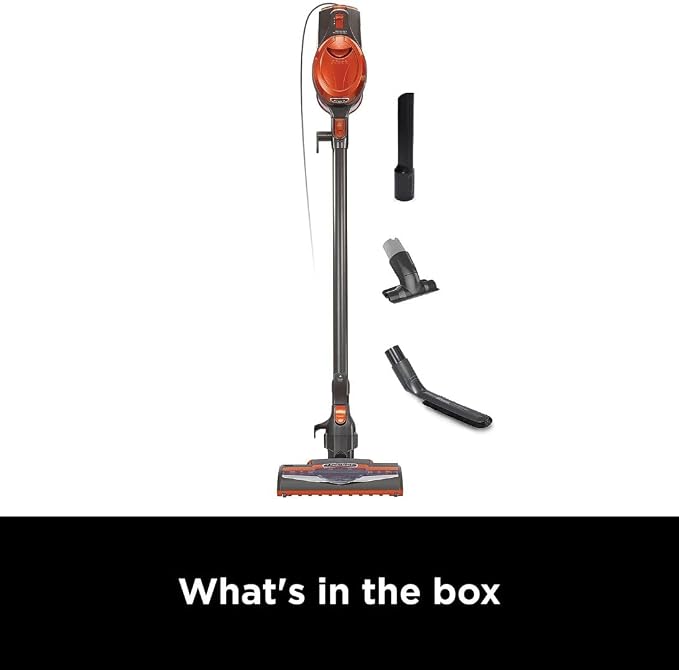Rocket Ultra-Light Corded Bagless Vacuum for Carpet and Hard Floor Cleaning with Swivel Steering (HV301), Gray/Orange