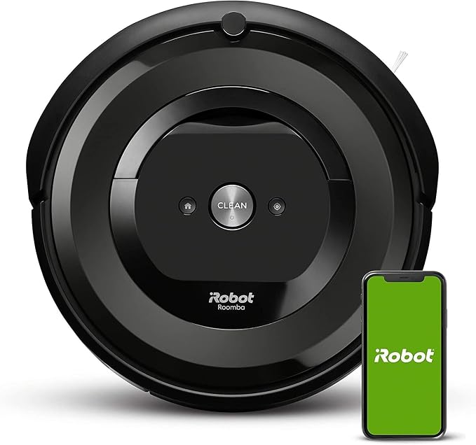 Roomba E5 (5150) Robot Vacuum - Wi-Fi Connected, Compatible with Alexa, Ideal for Pet Hair, Carpets, Hard, Self-Charging