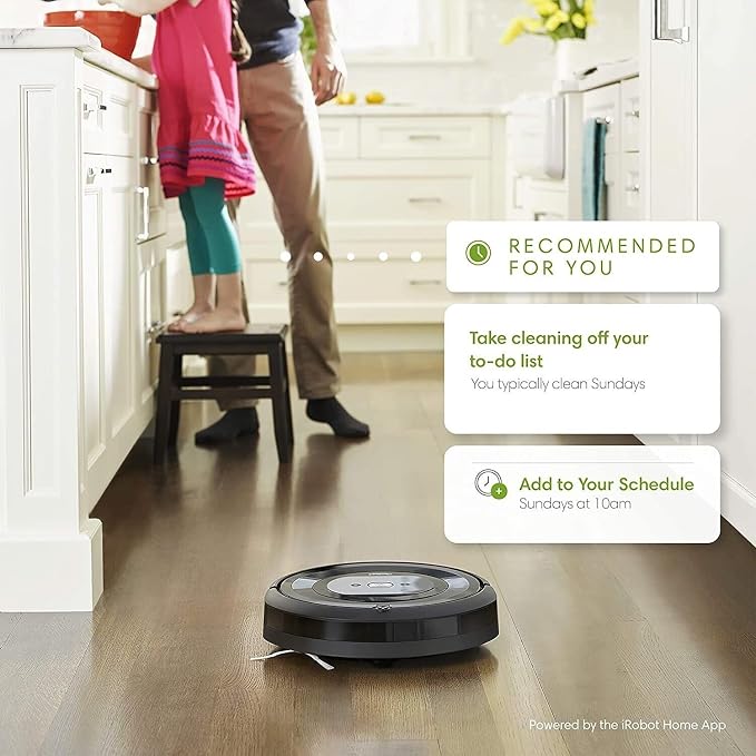 Roomba E5 (5150) Robot Vacuum - Wi-Fi Connected, Compatible with Alexa, Ideal for Pet Hair, Carpets, Hard, Self-Charging