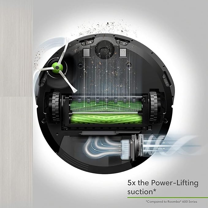 Roomba E5 (5150) Robot Vacuum - Wi-Fi Connected, Compatible with Alexa, Ideal for Pet Hair, Carpets, Hard, Self-Charging