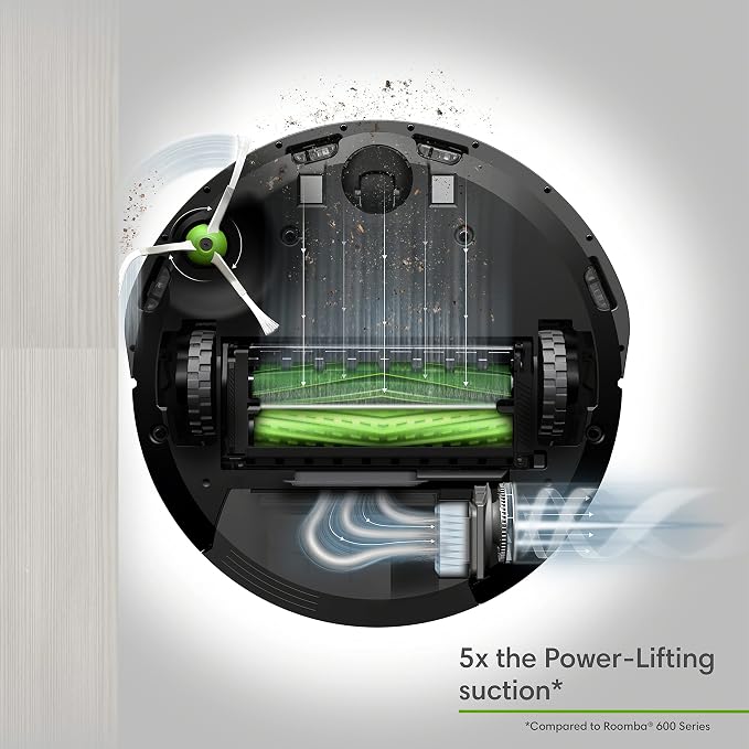 Roomba E5 (5150) Robot Vacuum - Wi-Fi Connected, Works with Alexa, Ideal for Pet Hair, Carpets, Hard, Self-Charging Robotic