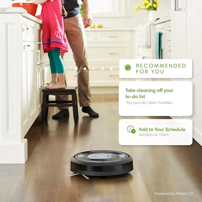 Roomba E5 (5150) Robot Vacuum - Wi-Fi Connected, Works with Alexa, Ideal for Pet Hair, Carpets, Hard, Self-Charging Robotic