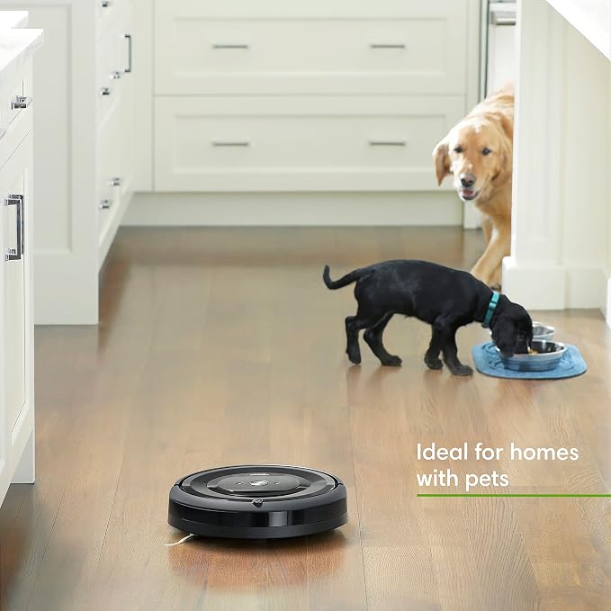 Roomba E5 (5150) Robot Vacuum - Wi-Fi Connected, Works with Alexa, Ideal for Pet Hair, Carpets, Hard, Self-Charging Robotic