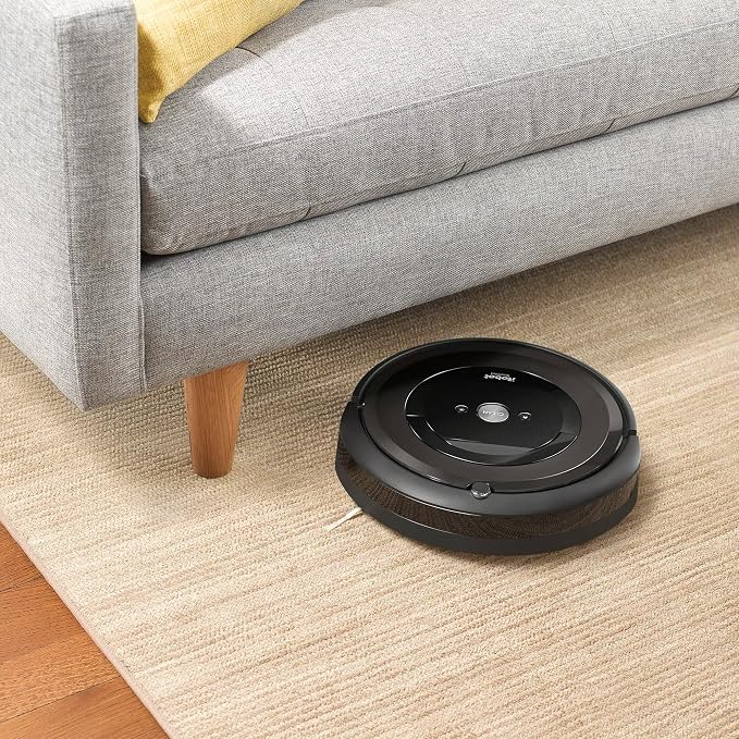 Roomba E5 (5150) Robot Vacuum - Wi-Fi Connected, Works with Alexa, Ideal for Pet Hair, Carpets, Hard, Self-Charging Robotic