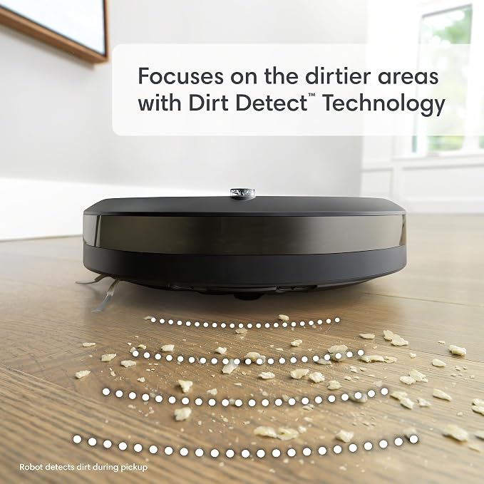 Roomba i3+ EVO (3554) Robot Vacuum - Self-Empty for Up to 60 Days, Clean by Room with Smart Mapping, Compatible with Alexa