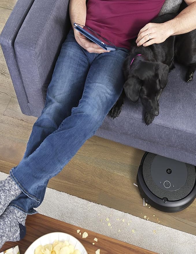 Roomba i4+ EVO Self Emptying Robot Vacuum - Empties Itself for up to 60 Days, Clean by Room with Smart Mapping, Compatible