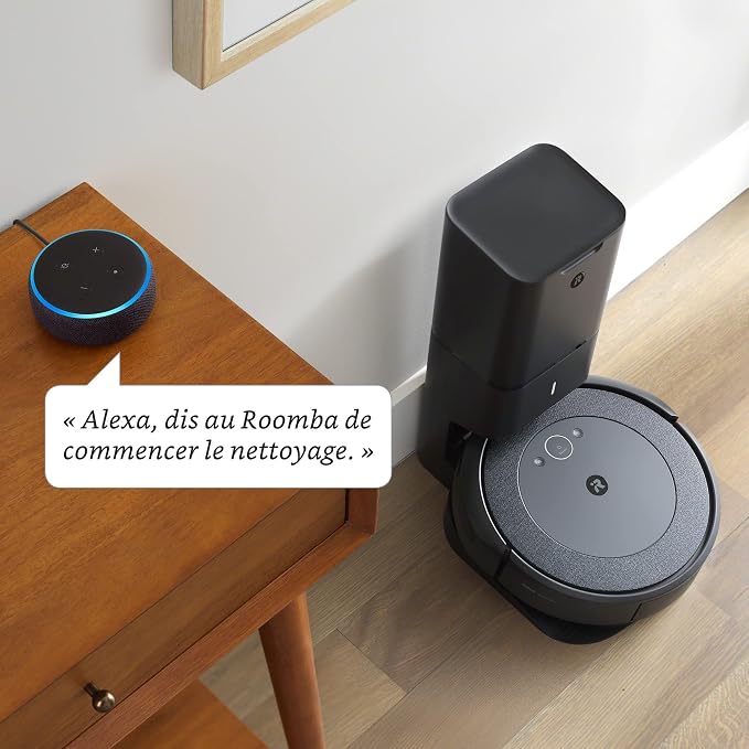 Roomba i4+ EVO Self Emptying Robot Vacuum - Empties Itself for up to 60 Days, Clean by Room with Smart Mapping, Compatible