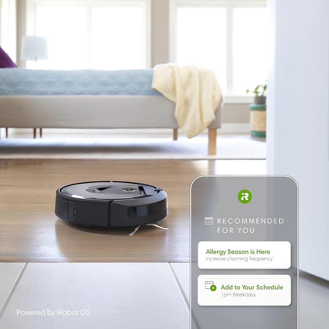 Roomba i7 (7150) Robot Vacuum- Wi-Fi Connected, Smart Mapping, Works with Alexa, Ideal for Pet Hair, Works with Clean Base