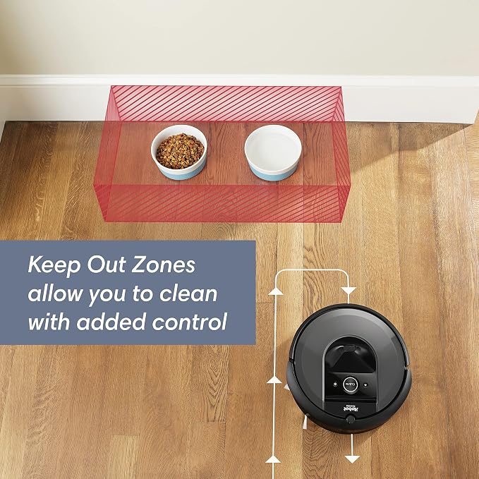 Roomba i7 (7150) Robot Vacuum- Wi-Fi Connected, Smart Mapping, Works with Alexa, Ideal for Pet Hair, Works with Clean Base