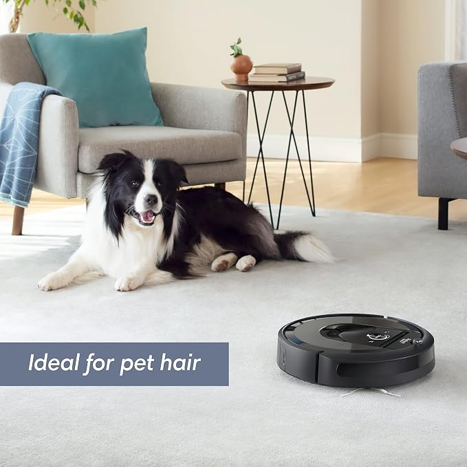Roomba i7 (7150) Robot Vacuum- Wi-Fi Connected, Smart Mapping, Works with Alexa, Ideal for Pet Hair, Works with Clean Base