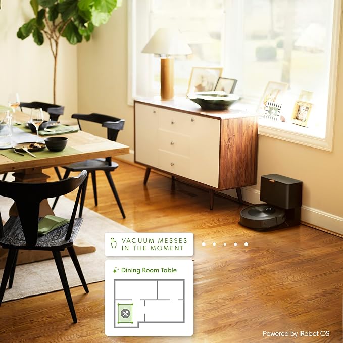 Roomba j7 (7150) Wi-Fi Connected Robot Vacuum - Identifies and avoids Obstacles Like pet Waste & Cords, Smart Mapping, Works