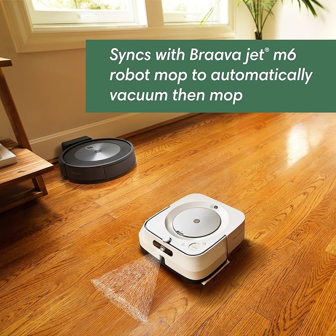 Roomba j7 (7150) Wi-Fi Connected Robot Vacuum - Identifies and avoids Obstacles Like pet Waste & Cords, Smart Mapping, Works