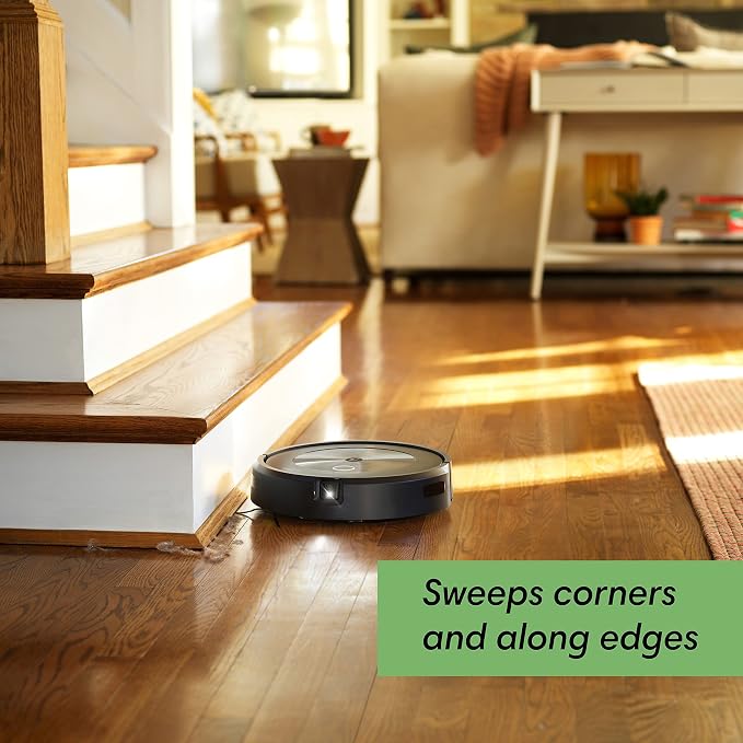 Roomba j7 (7150) Wi-Fi Connected Robot Vacuum - Identifies and avoids Obstacles Like pet Waste & Cords, Smart Mapping, Works