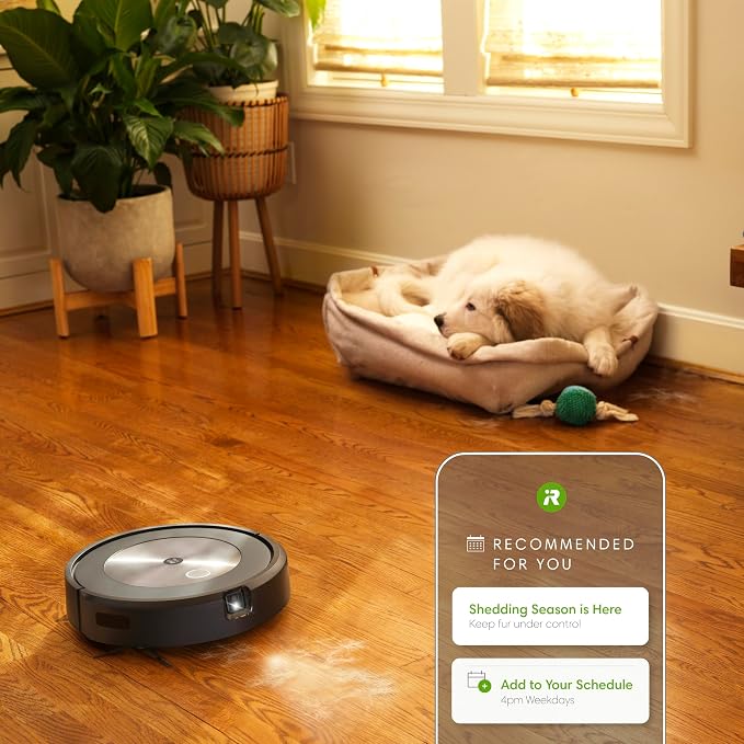 Roomba j7+ (7550) Self-Emptying Robot Vacuum – Uses PrecisionVision Navigation to Identify & Avoid Objects Like Socks, Shoes