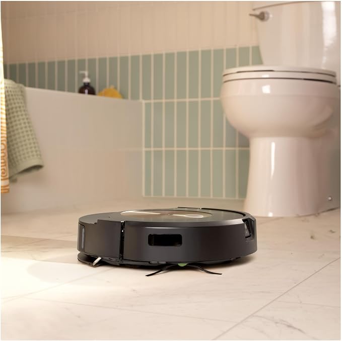 Roomba j9+ Self-Emptying Robot Vacuum – Powerful Suction, Identifies and Avoids Obstacles Like Waste, Self-Empties for 60