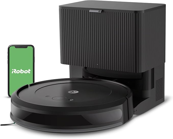 Roomba Vacuum 2 Essential Robot with AutoEmpty Dock, 3 Suction Levels, Latest Floor Tracking Sensors, and Compact Design