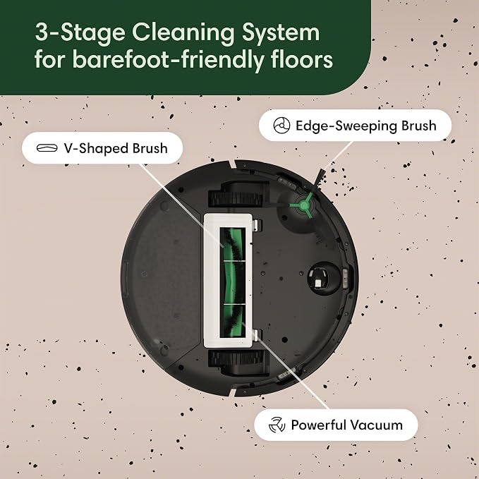 Roomba Vacuum 2 Essential Robot with AutoEmpty Dock, 3 Suction Levels, Latest Floor Tracking Sensors, and Compact Design