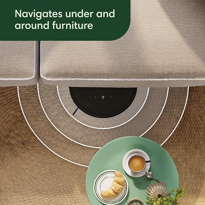 Roomba Vacuum 2 Essential Robot with AutoEmpty Dock, 3 Suction Levels, Latest Floor Tracking Sensors, and Compact Design
