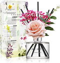 Rose Flower Reed Diffuser/Lovely Peony/6.7oz(200ml)/1 Pack/Reed Diffuser, Reed Diffuser Set, Oil Diffuser & Reed Diffuser