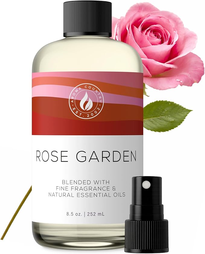 Rose Garden Diffuser Oil - Luxury Essential Oils for Diffuser Refill & Air Freshener Room Spray, product image