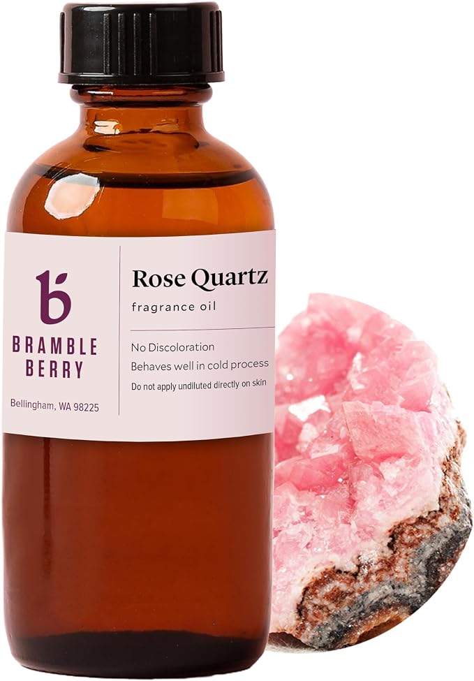 Rose Quartz Fragrance Oil 2 oz | Bright Floral Scent for Soap Making, Lotion, Perfume, product image