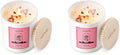 Rose Scented Candles for Women - Aromatherapy Candle with Crystals Inside, 7oz Soy Candles for Home Scented, product image