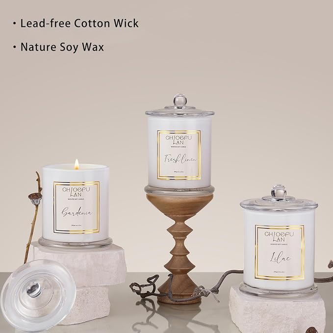 Rose Scented Candles, Oud Candle Gifts for Women, Long Lasting Burning Highly Scented Lovely Candles, Valentines Day Gifts